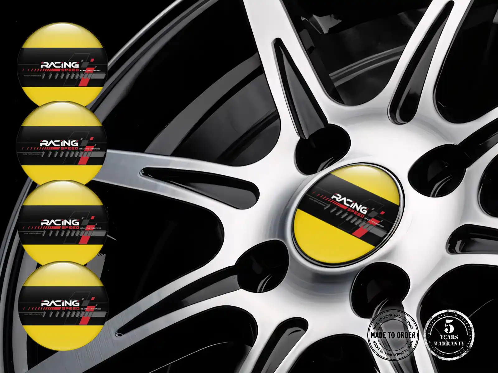 Rim decals Premium Look Luxury Drift Stickers for Cars
